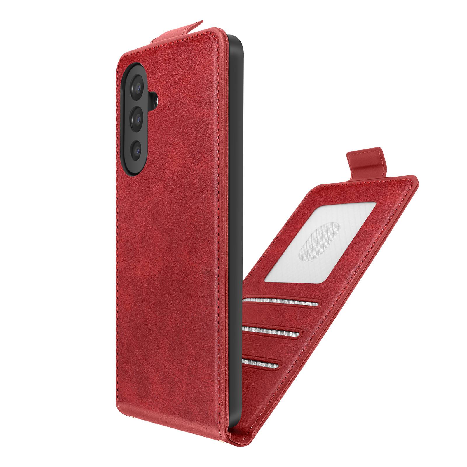 Étui pour Galaxy A17 Clapet Vertical avec Chaîne Bandoulière Métallique-0