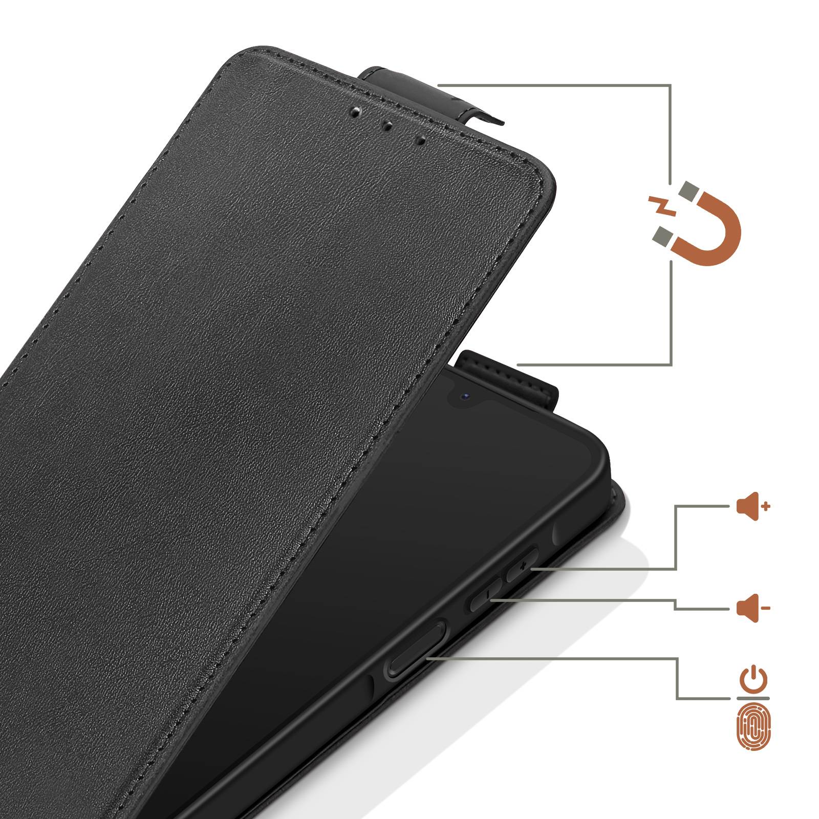 Étui pour Galaxy A17 Clapet Vertical avec Chaîne Bandoulière Métallique-2