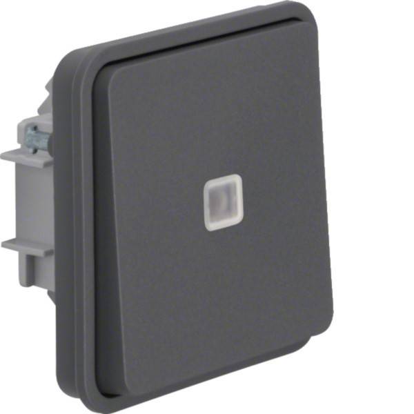Hager WNA002 cubyko VV a voyant assoc. gris-0