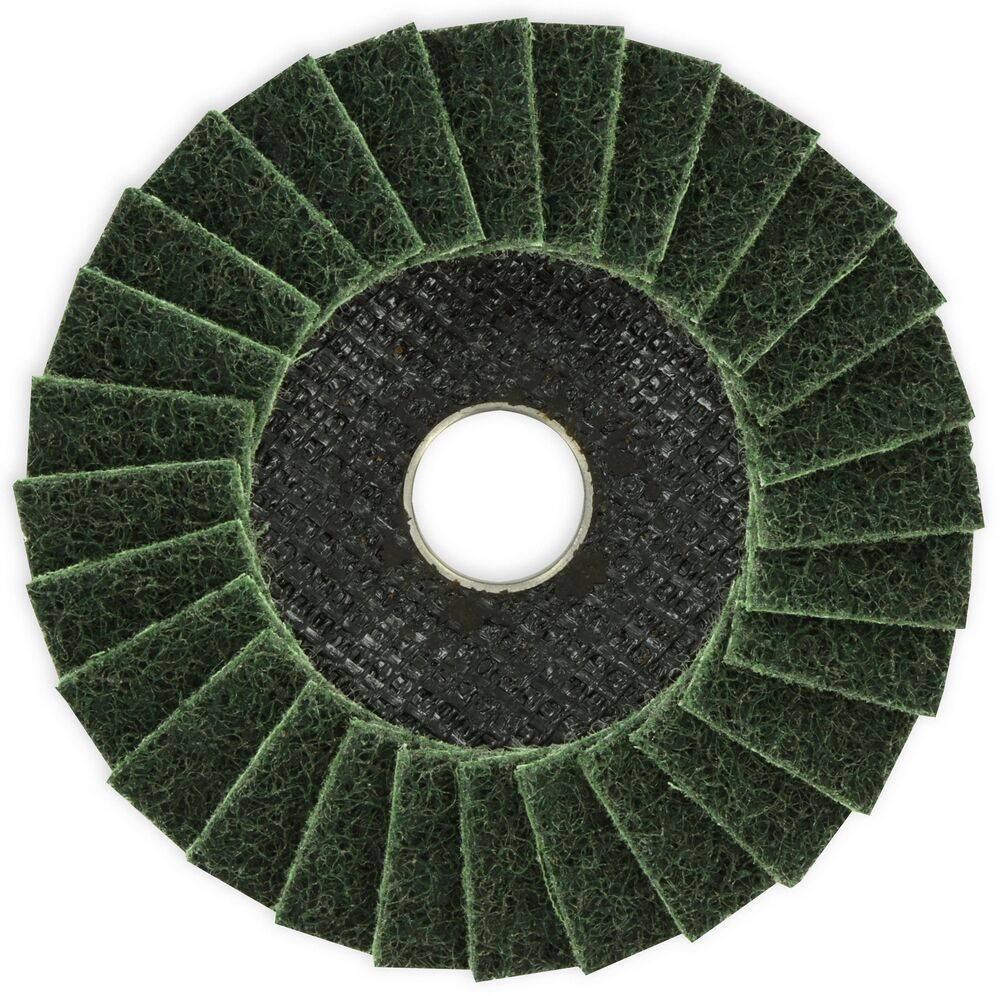 Disque à lamelles non-tissé Tivoly Ø125mm Grain 120 - Ponçage métal, bois et peinture-0
