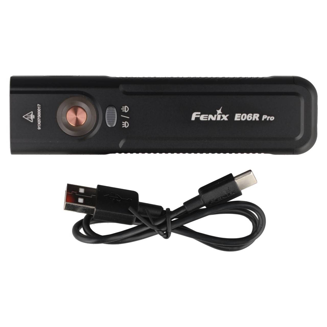 Lampe torche LED Fenix E06R Pro, 4 sources lumineuses et anneau lumineux 3D, 1600 lumens, rechargeable schwarz-3