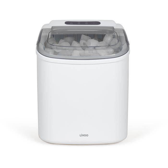 Machine à Glaçons 150w 12kg/24h Blanc Livoo DOM484-0
