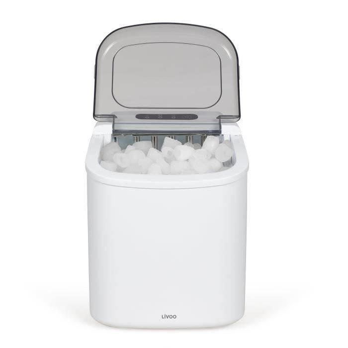 Machine à Glaçons 150w 12kg/24h Blanc Livoo DOM484-1