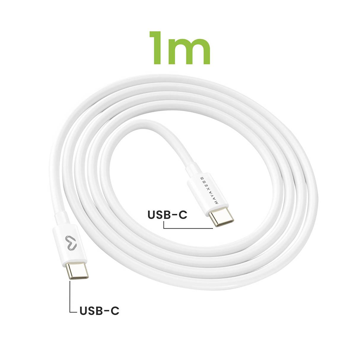 Chargeur Secteur pour iPhone 16e 20W + Câble USB-C 1m-1