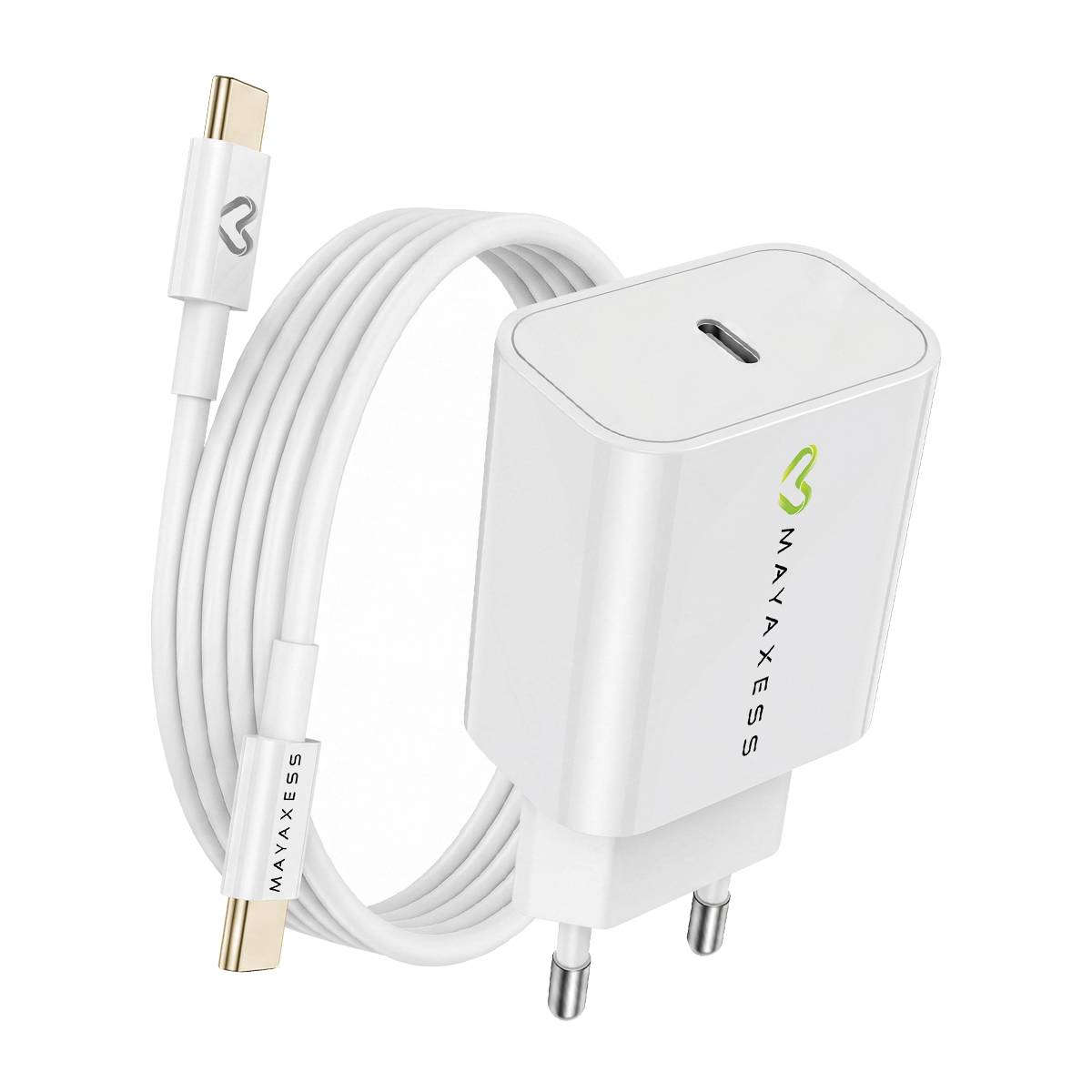 Chargeur Secteur pour iPhone 16e 20W + Câble USB-C 1m-0