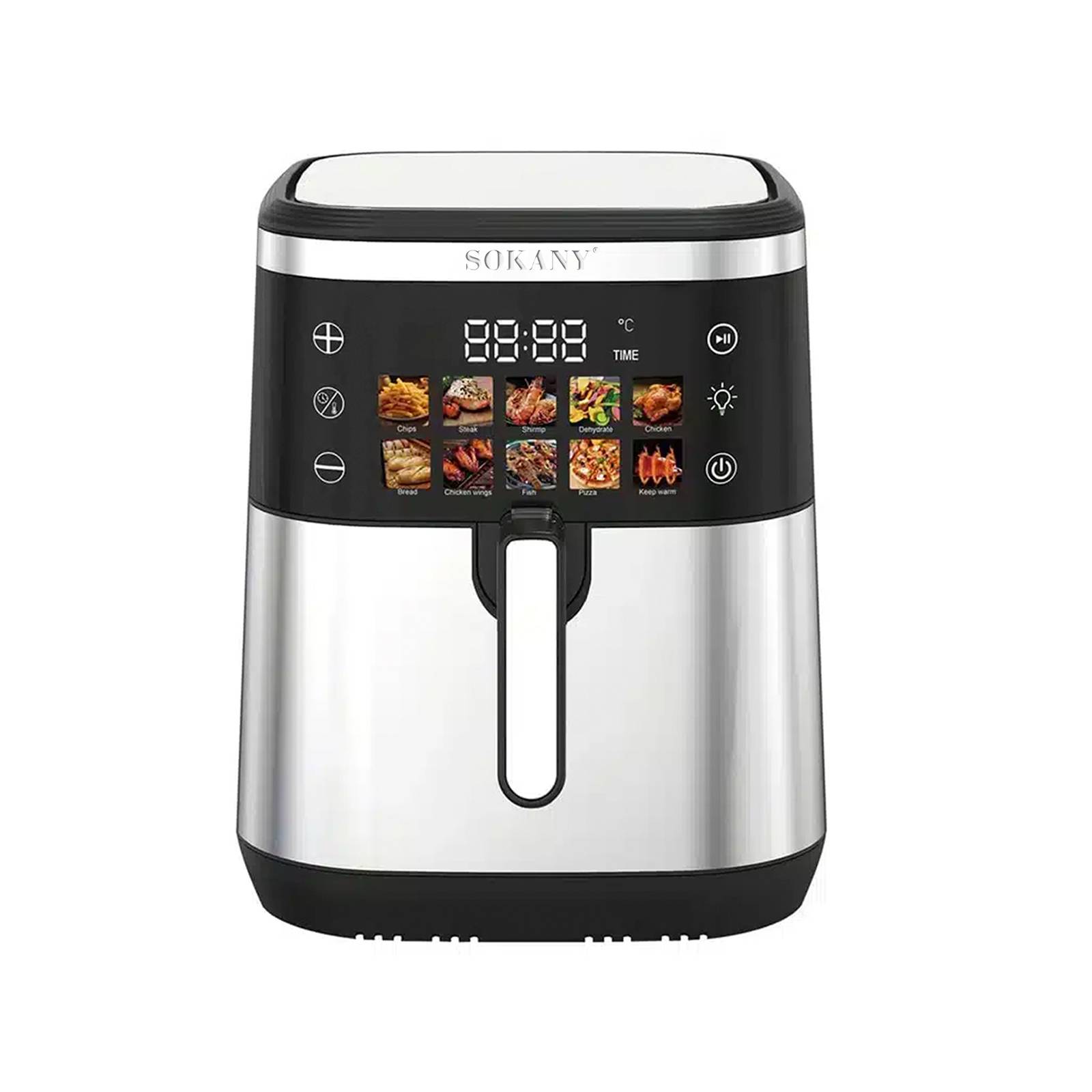 Friteuse à Air Chaud 10L 2200W avec Écran Tactile Cuisson Rapide-1