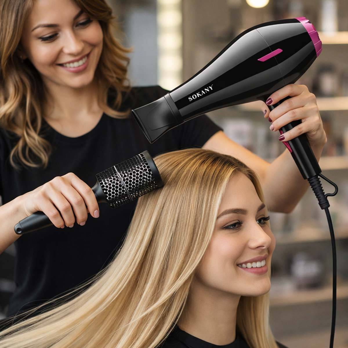 Sèche-Cheveux 2400W avec Air Chaud / Froid et Concentrateur-2