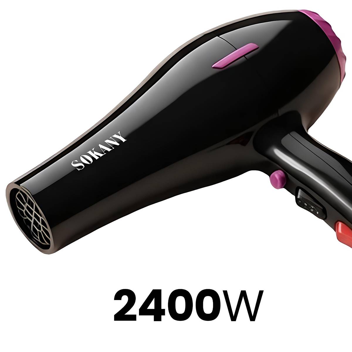 Sèche-Cheveux 2400W avec Air Chaud / Froid et Concentrateur-4