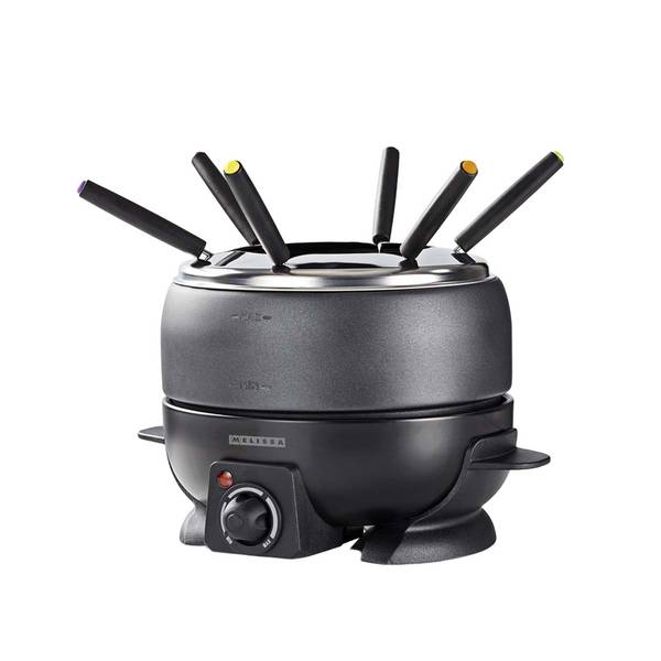 Set à Fondue pour 6 Personnes 2,3 L Thermostat Réglable 800W Pieds antidérapants