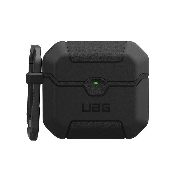 Coque pour AirPods 4 Renforcée Antichocs Effet Grainé avec Mousqueton