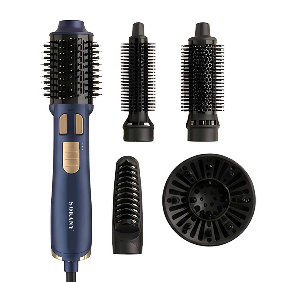 Brosse soufflante 1400W à Embouts Interchangeables et Cordon 360°-1
