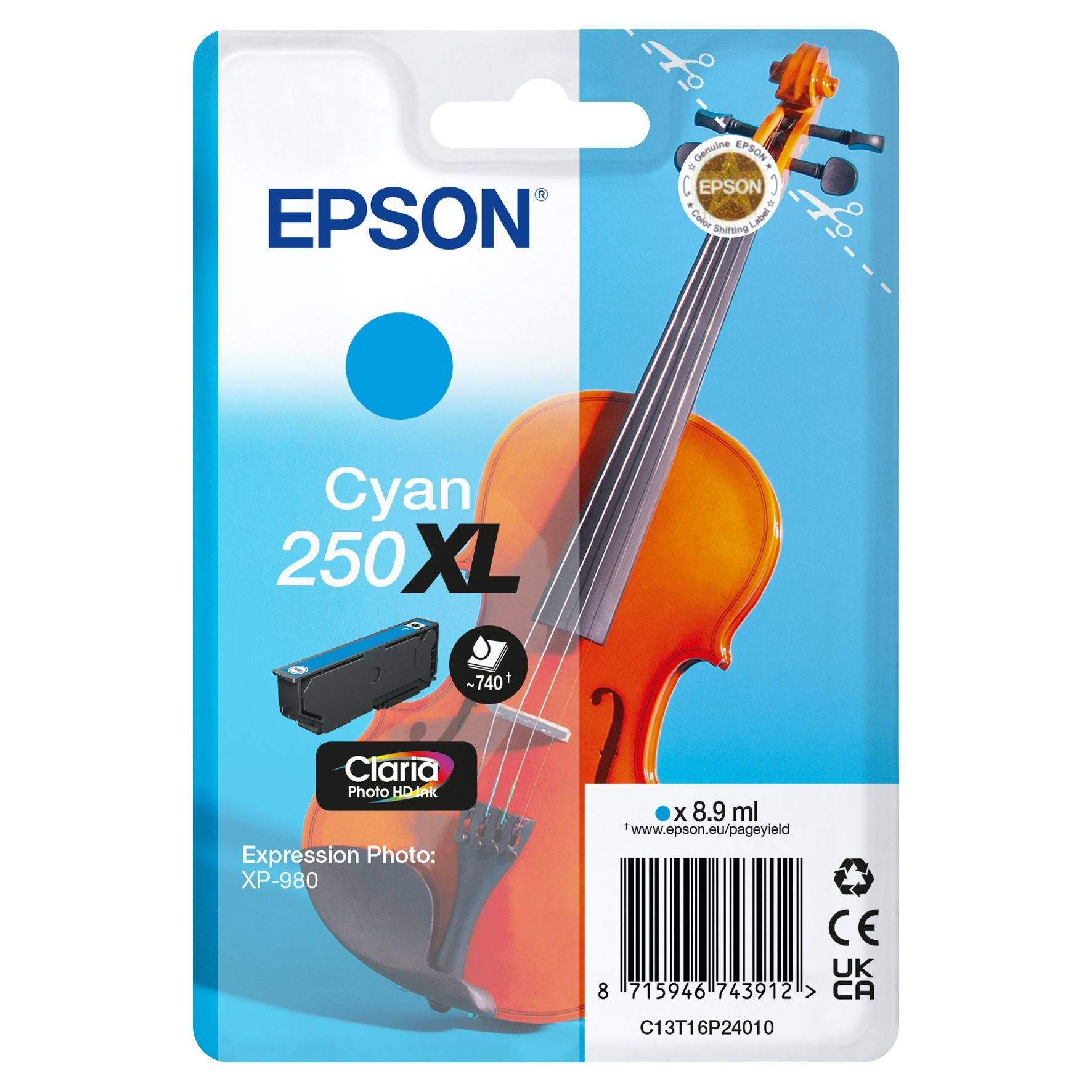 EPSON Singlepack Cyan 250XL ink-3