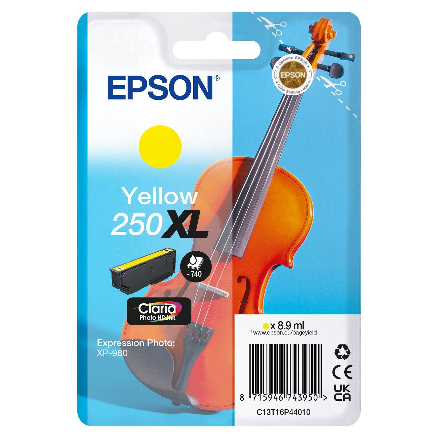 EPSON Singlepack Yellow 250XL ink-2