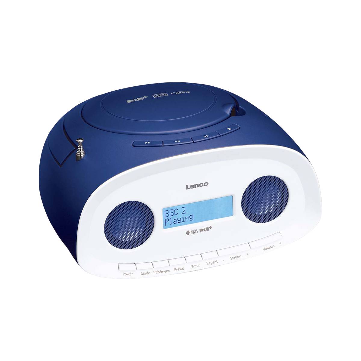 Boombox Portable CD et USB avec Radio DAB+ / FM et Ecran LCD-0