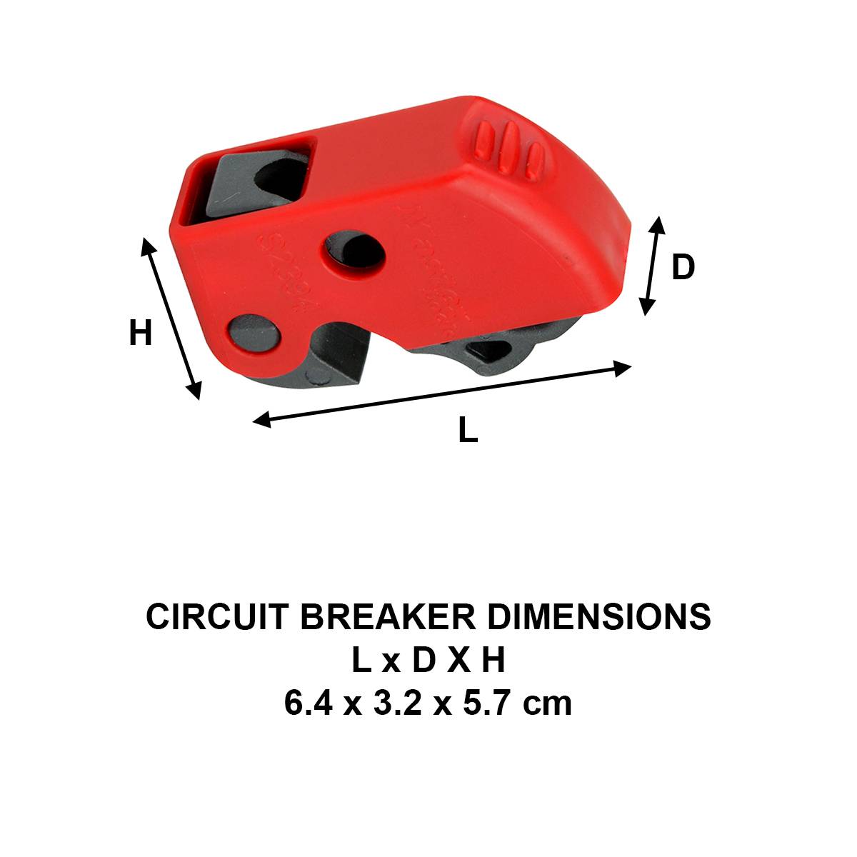 Master Lock S2394 Mini Bloque Disjoncteur Universel pour Consignation Electrique et Interrupteur Standard ISO/DIN-4
