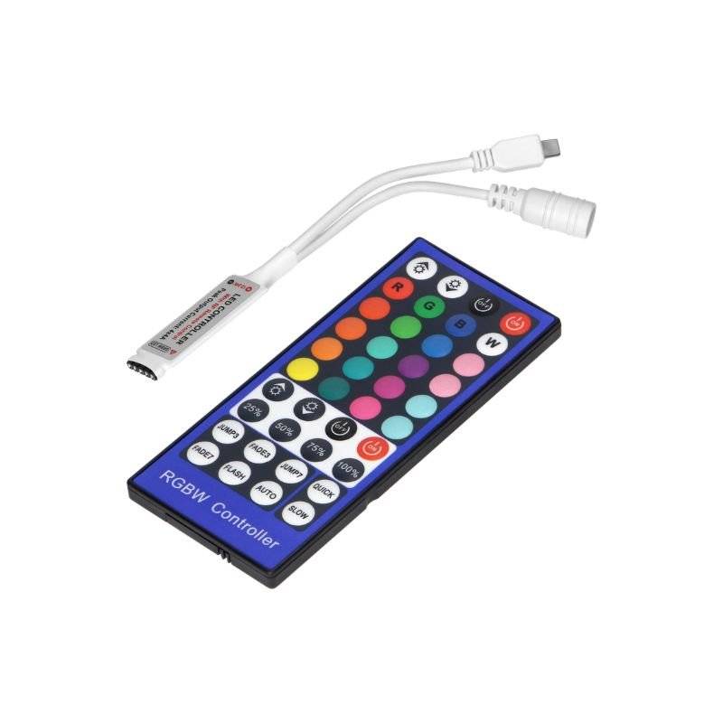 Contrôleur RGBW RF & Télécommande pour Ruban 12-24V - SILAMP-0