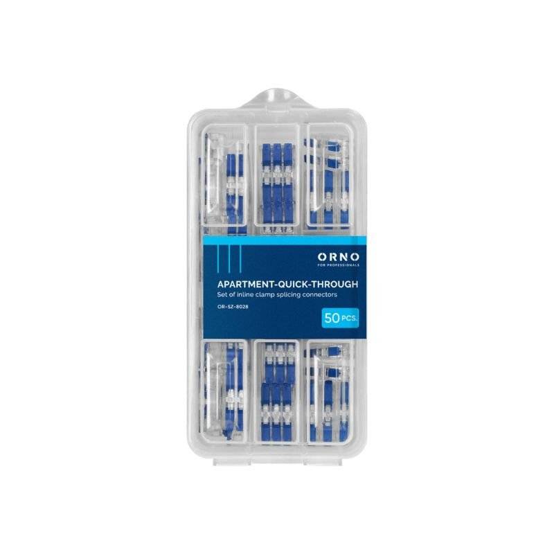 Boîte de 50 Connecteurs Bout à Bout (24x1 fil, 16x2 fils, 10x3 fils) - SILAMP-1