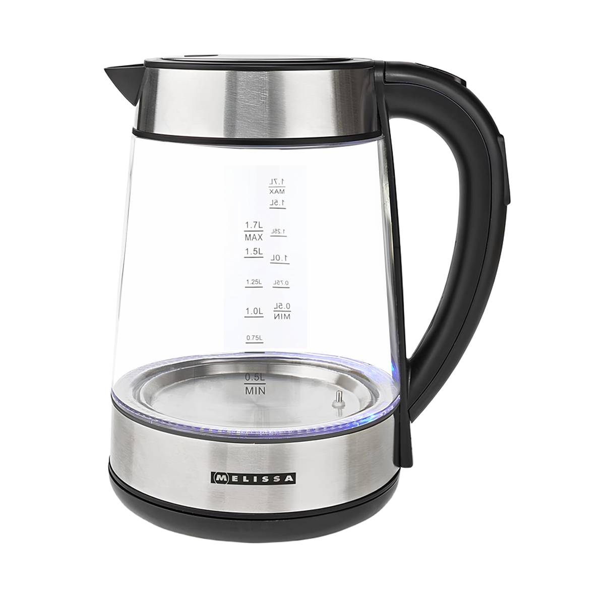 Bouilloire 1,7L 2200W en Verre avec 5 Températures et Maintien au Chaud-0