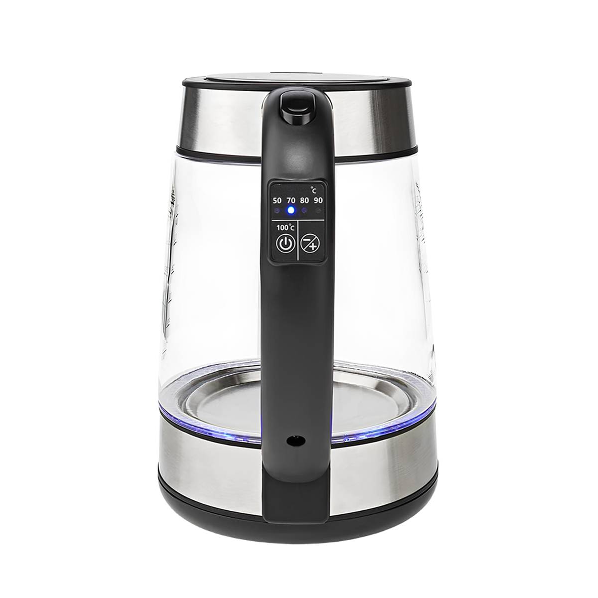 Bouilloire 1,7L 2200W en Verre avec 5 Températures et Maintien au Chaud-1