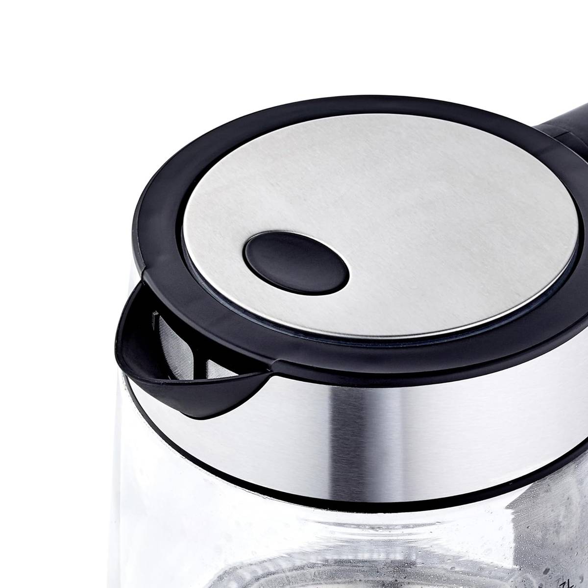Bouilloire 1,7L 2200W en Verre avec 5 Températures et Maintien au Chaud-3