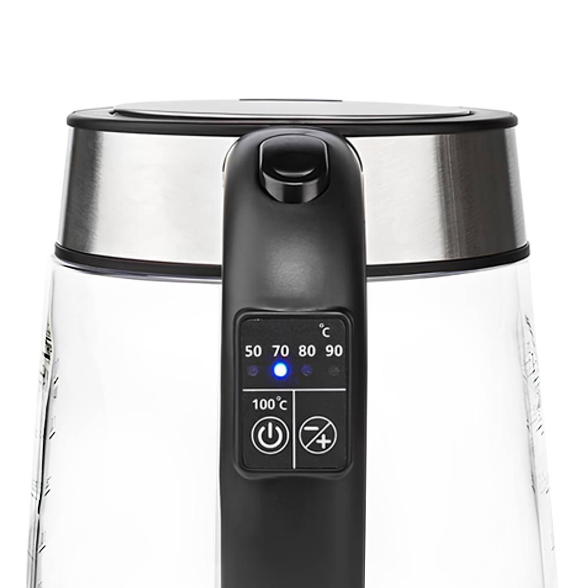 Bouilloire 1,7L 2200W en Verre avec 5 Températures et Maintien au Chaud-4