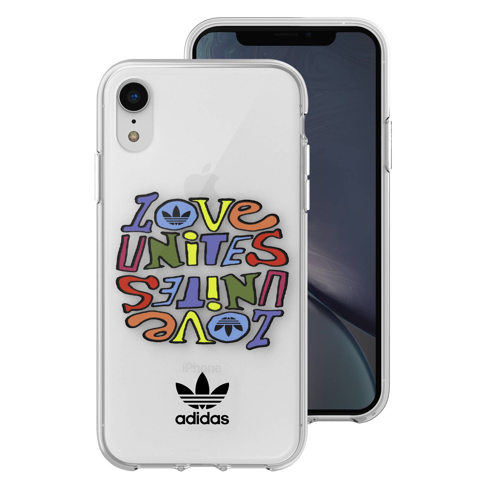 Coque pour iPhone XR Protection Silicone Design Pride Love Unites Moderne-0