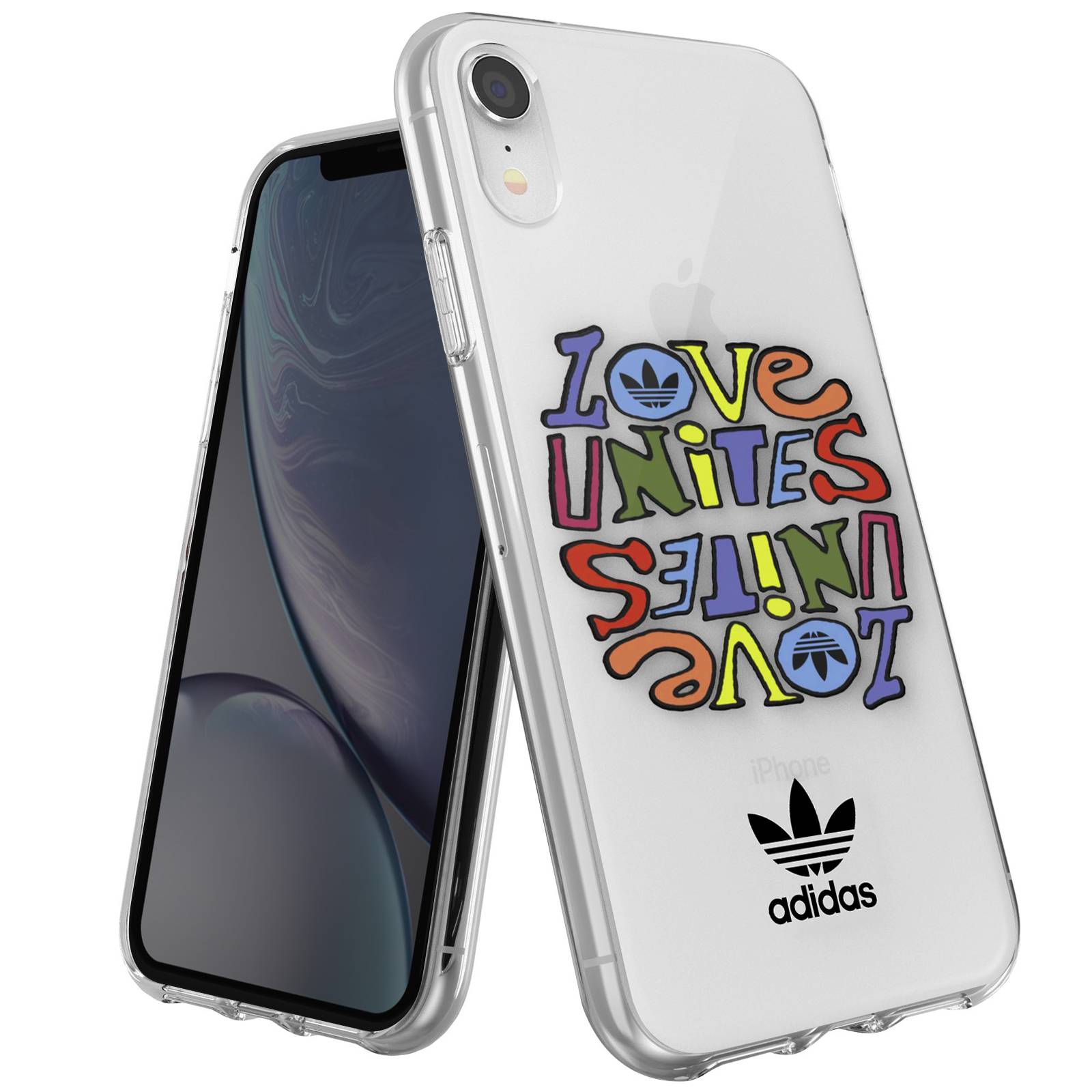 Coque pour iPhone XR Protection Silicone Design Pride Love Unites Moderne-1