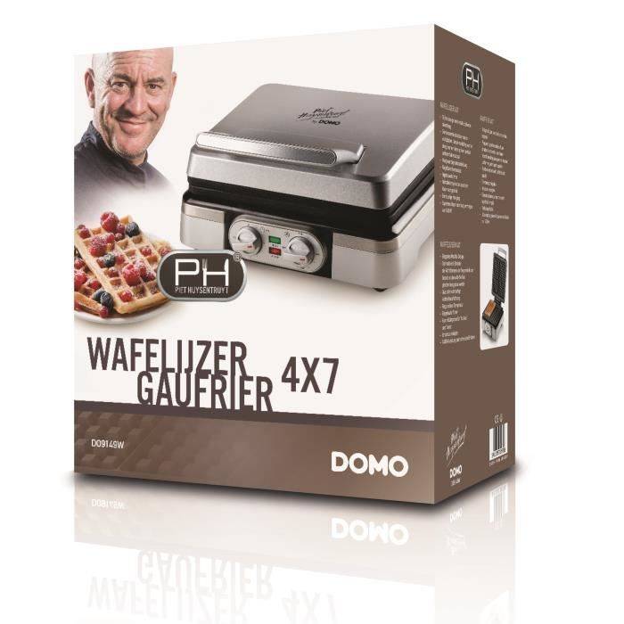 Gaufrier 1400w Inox Domo do9149w-3