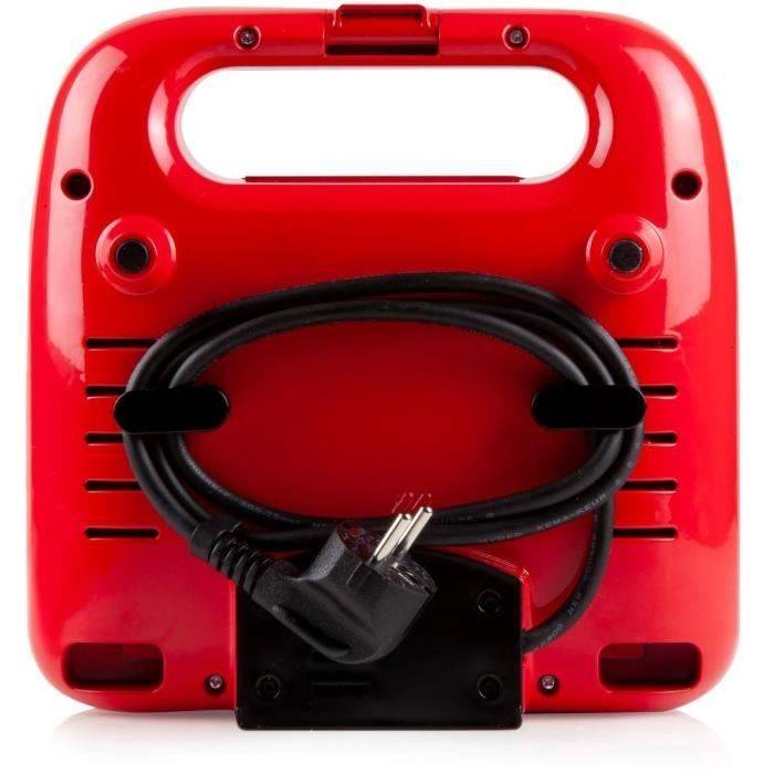 Croque-gaufre 750w Domo do9242w-3