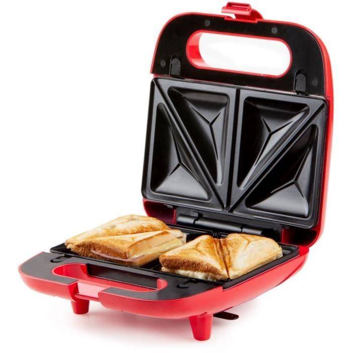 Croque-gaufre 750w Domo do9242w-4