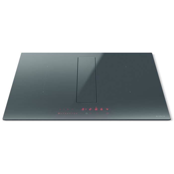 Table De Cuisson Aspirante Induction 60cm 4 Feux 7500w Noir Elica PRF0167053-0