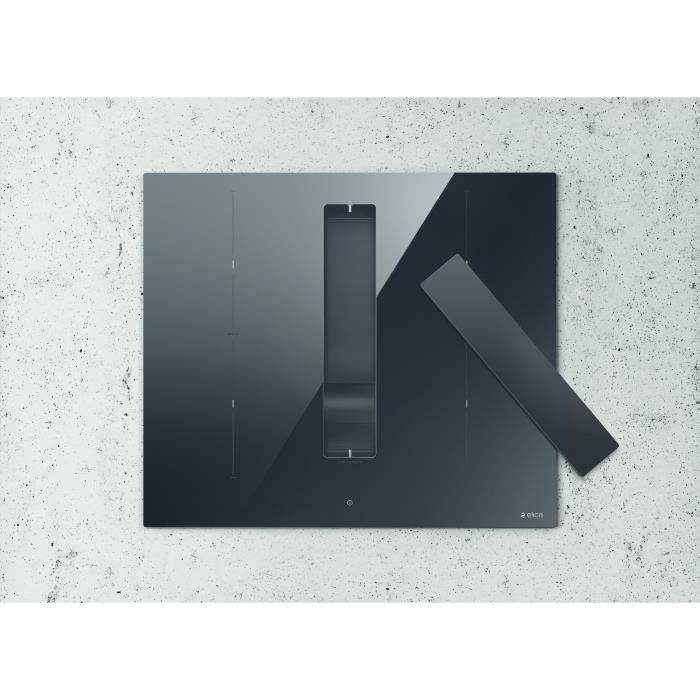 Table De Cuisson Aspirante Induction 60cm 4 Feux 7500w Noir Elica PRF0167053-1