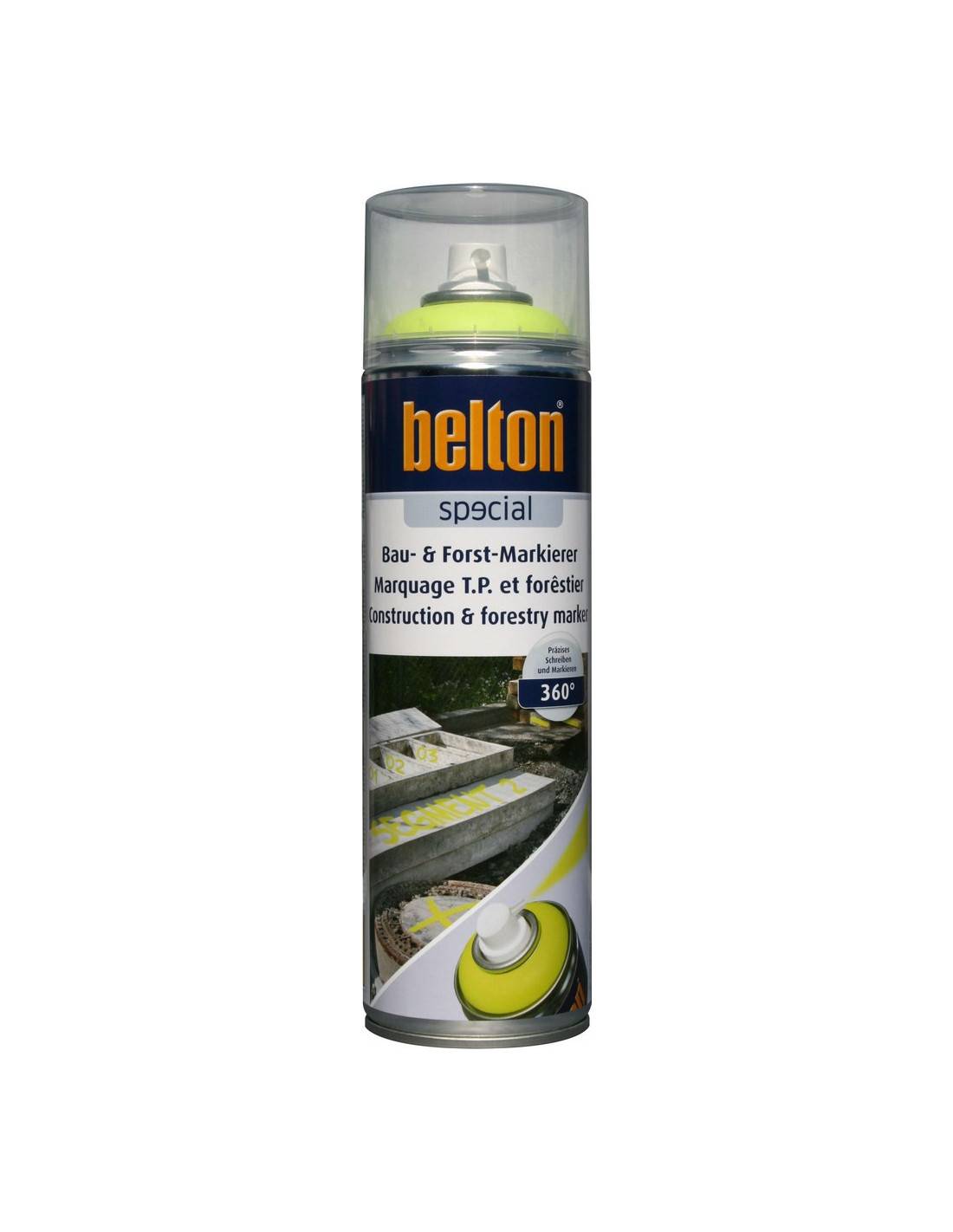 Peinture Marquage Chantier Jaune Haute Visibilité, Durable - Belton-0