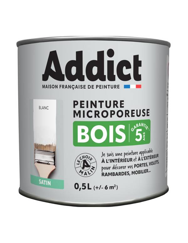 Peinture Addict Satin Murs & Boiseries Finition Satinée élégante Et Durable - Addict
