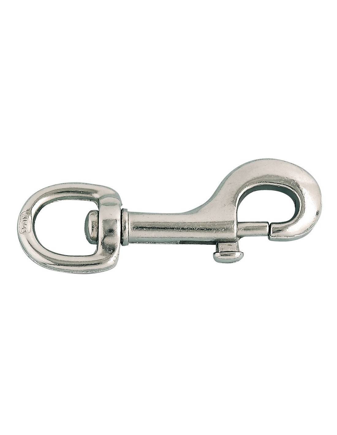 Mousqueton Pompier Zamak 75mm Fixation Robuste Et Polyvalente En Zamak - Deco-0