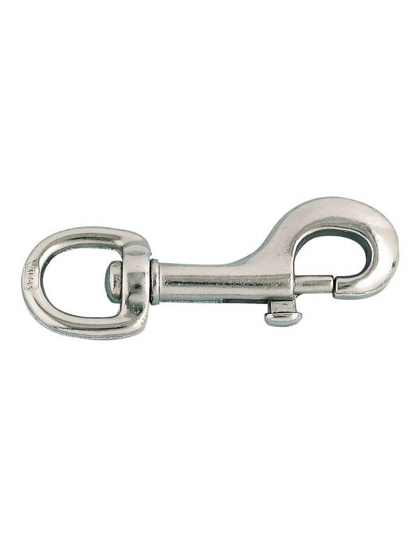 Mousqueton Pompier Zamak 75mm Fixation Robuste Et Polyvalente En Zamak - Deco