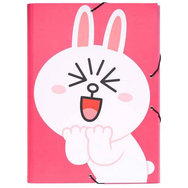 Chemise à Rabats A4 avec Élastiques de Fermeture Motif Lapin Cony