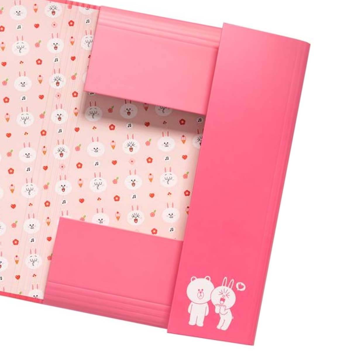 Chemise à Rabats A4 avec Élastiques de Fermeture Motif Lapin Cony-2