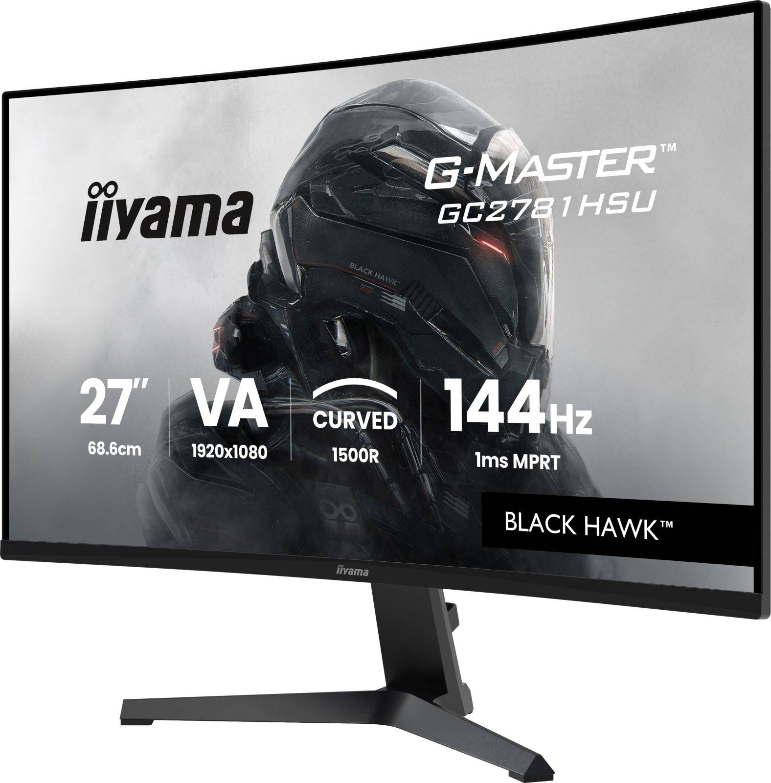 iiyama G-MASTER GC2781HSU-B1 27" 144H, 68,6 cm (27"), 1920 x 1080 pixels, Noir-3