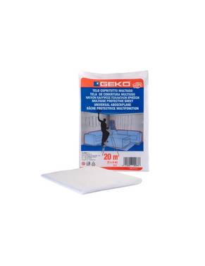 Bâche Protection 20m2 Résistante, Imperméable, Polyvalente - Geko