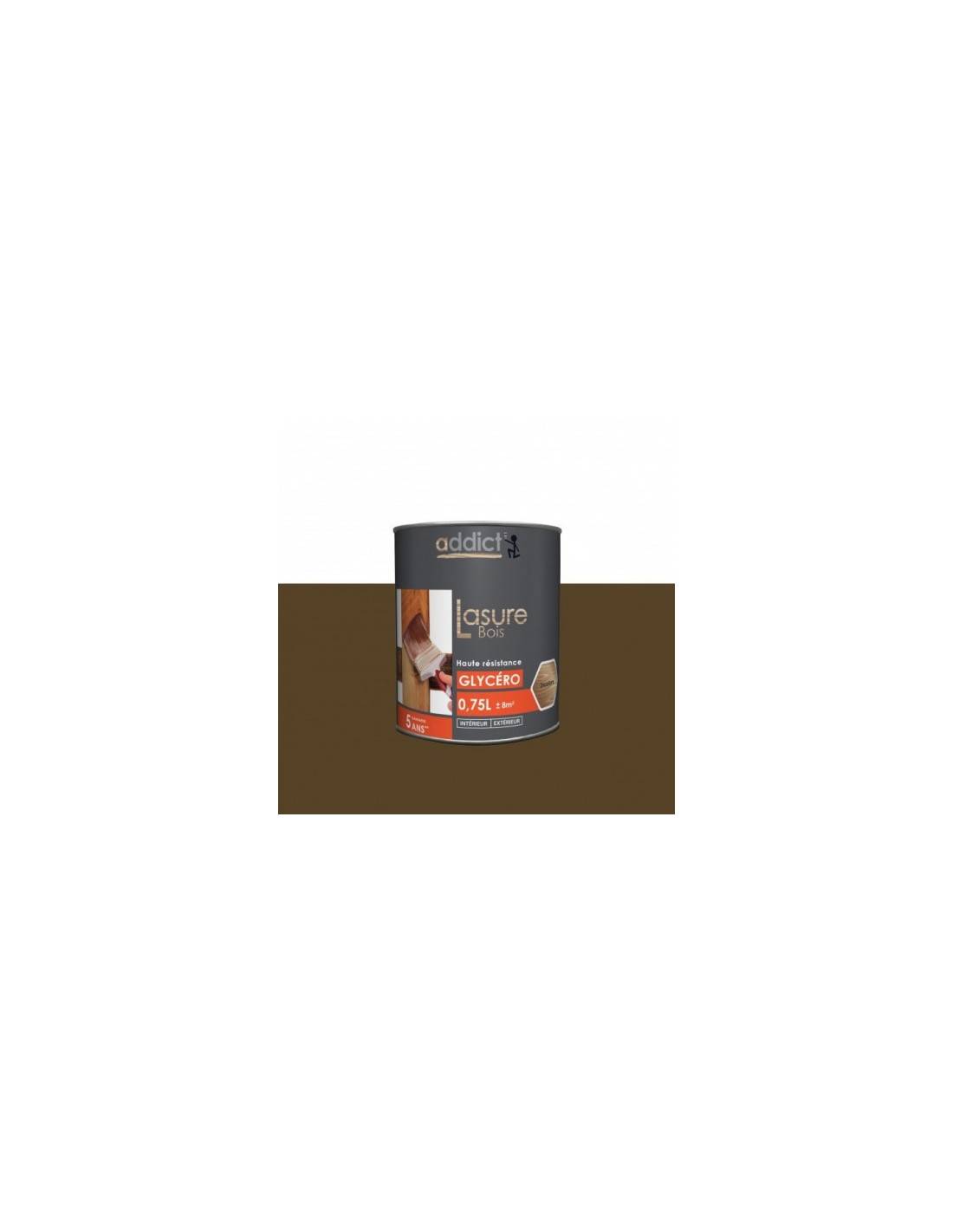 Lasure Chêne Rustique Addict Protection Bois Satinée Longue Durée - Addict-1
