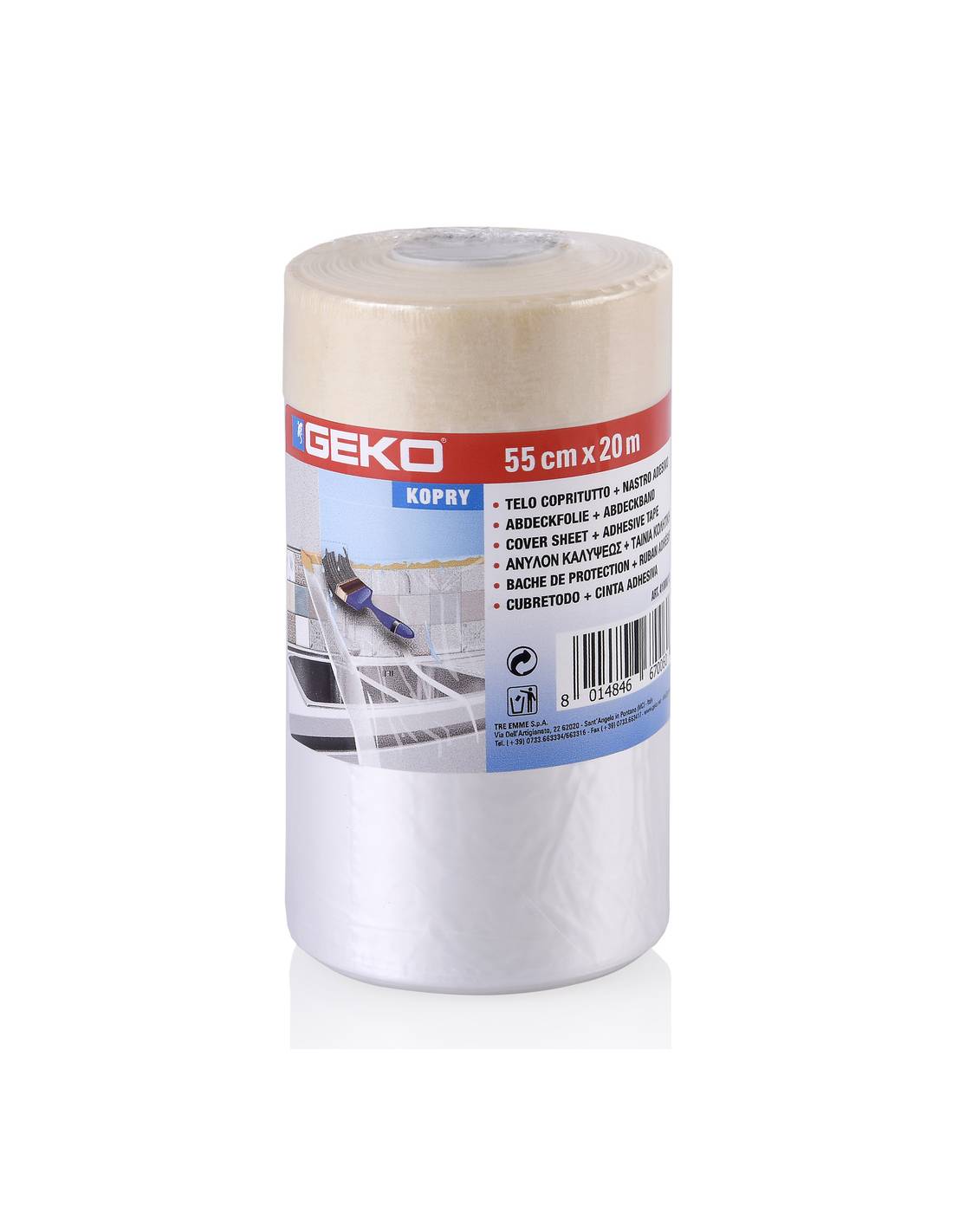 Bâche Adhésive Geko 55cm Protection Rapide Et Efficace - Geko-0