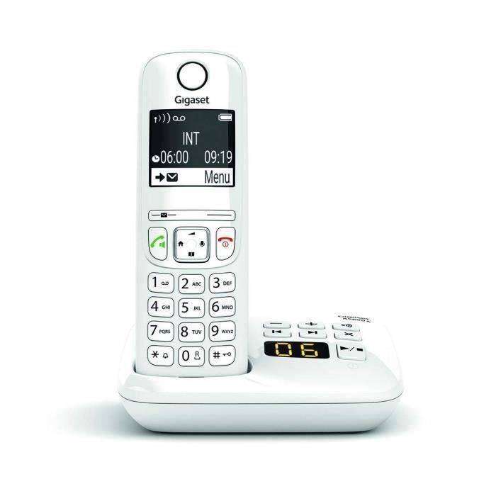 Téléphone Sans Fil Dect Blanc Avec Répondeur Gigaset gigaas690ablanc-1