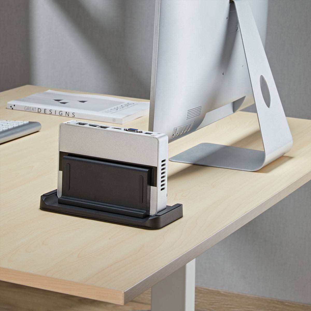 Roline Support pour mini-PC 1 Écran(s) noir-4