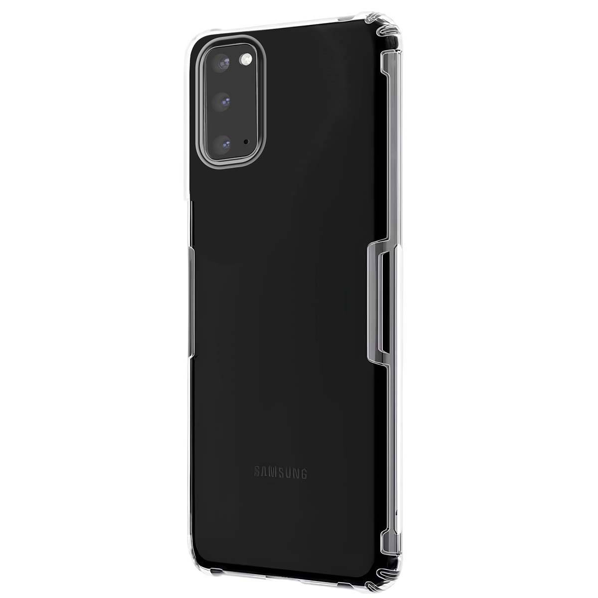 Coque pour Galaxy S20 Modèle Nature en TPU avec Coins Renforcés-1
