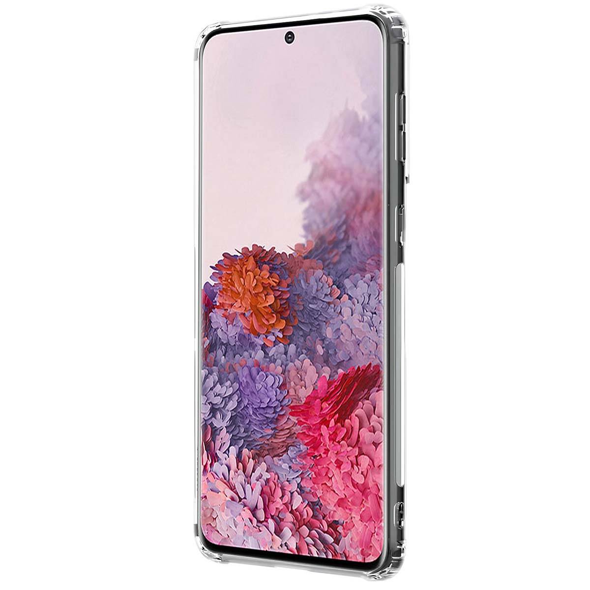 Coque pour Galaxy S20 Modèle Nature en TPU avec Coins Renforcés-3