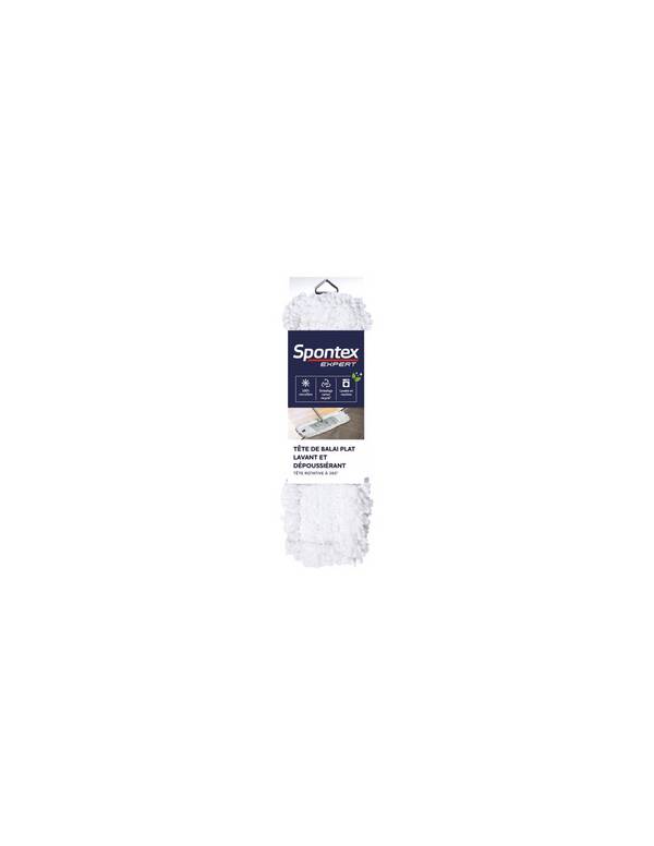 Tête De Balai Plat Lavant Et Dépoussiérant - Spontex Expert