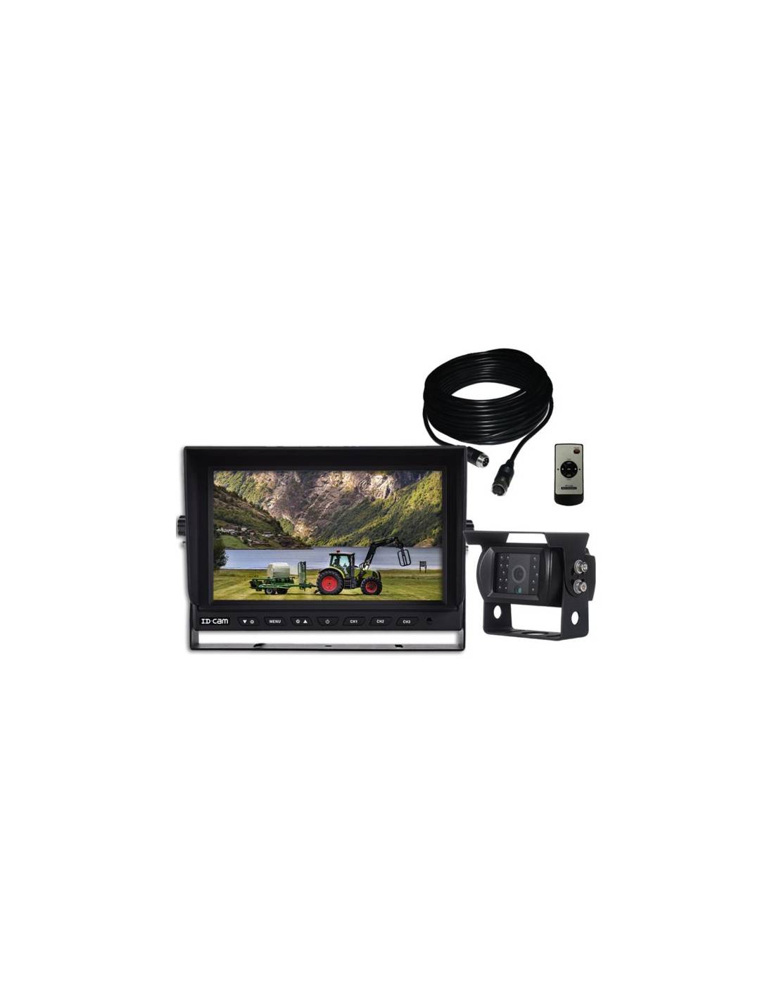 Kit Surveillance Hd Pro Idcam Moniteur 9 Pouces 3 Entrées Et Caméra Ahd - Roxol Bostik-0