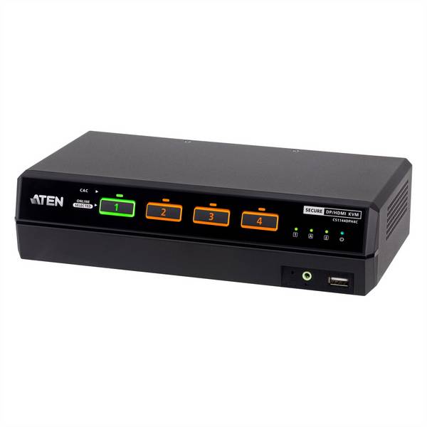 ATEN ATEN CS1144DPH4C 4-Port USB 5K DP/HDMI,  Commutateur KVM