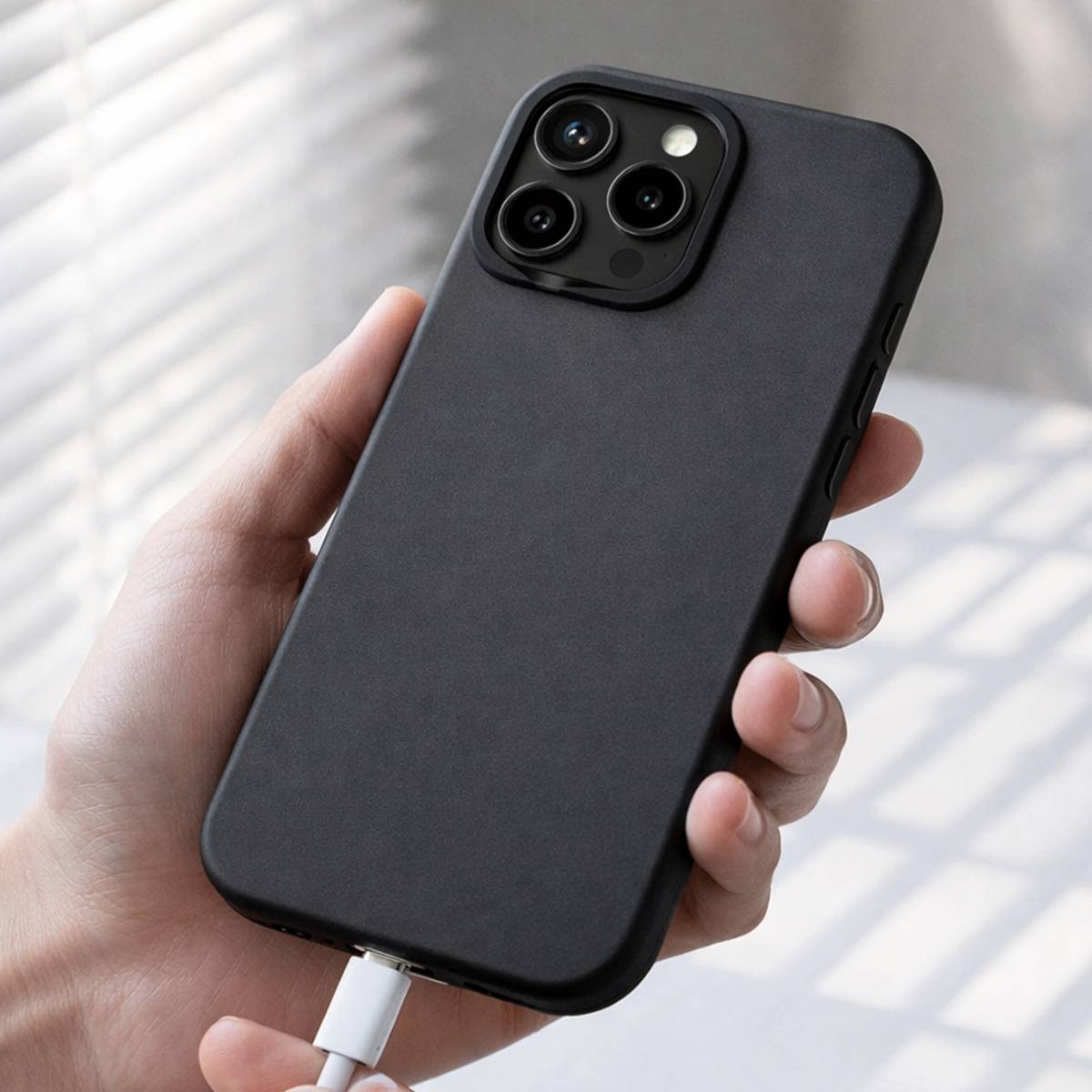 Coque pour iPhone 15 Pro Modèle SolidX Antichoc Compatible Recharge sans Fil-4
